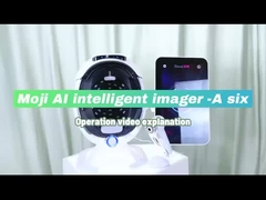 यूवी/आरजीबी/पीएल लाइट बहुभाषी समर्थन के साथ सौंदर्य सैलून फुल फेस स्किन टेस्ट मशीन